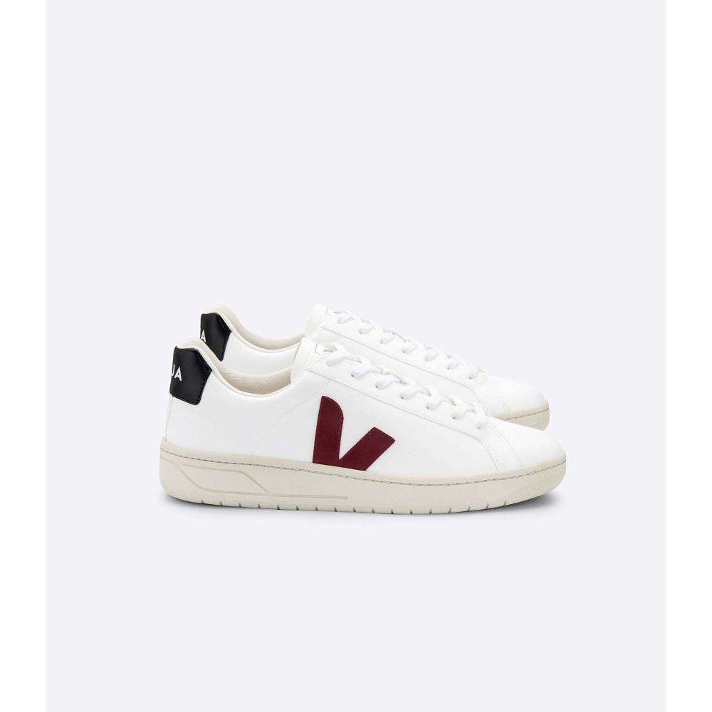 Men\'s Veja URCA CWL Shoes White/Red | ZA 272QMA